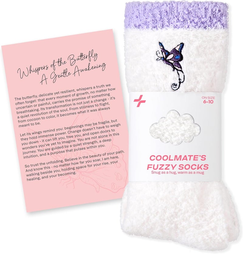 CoolMate Store GLOBAL Fuzzy Socks for Women Valetines Gift Box, Cozy, Soft, Stocking Stuffers, Comfy Cloud-Like Socks for Spa,Home - Image 1